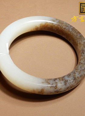 方言和田玉新疆糖羊脂白玉手镯