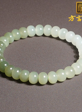 方言和田玉青海料白玉渐变湖水绿