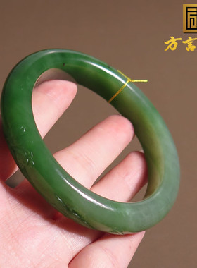 美美哒俄料老坑料菠菜绿碧玉巧雕