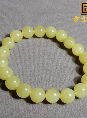 新疆油润胶感若羌黄口料10mm手串