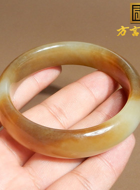 54mm手镯珍藏级方言且末料糖白玉