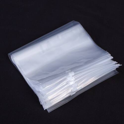 服装袋子拉链袋围巾衣裤等封口包装塑料透明自封袋50只大号30*40 - 图3
