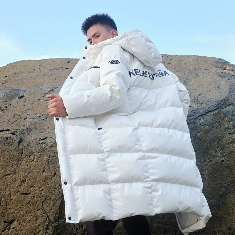 KELME卡尔美运动羽绒服男女官方旗舰中长款加厚保暖情侣外套冬季