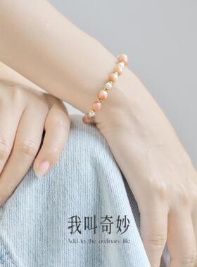天然手链女轻奢ins小众设计