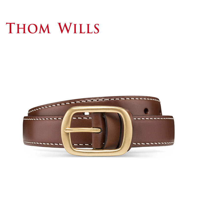 thomwills男士正装手工纯牛皮简约 thomwills腰带/皮带/腰链