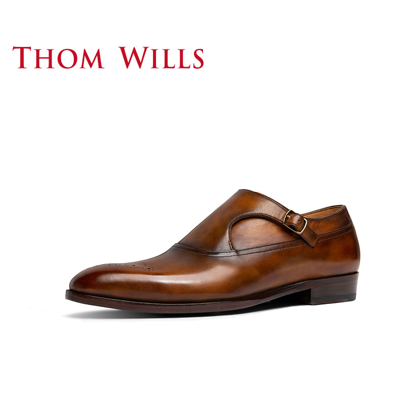 thomwills商务正装男秋季手工皮鞋 thomwills正装皮鞋