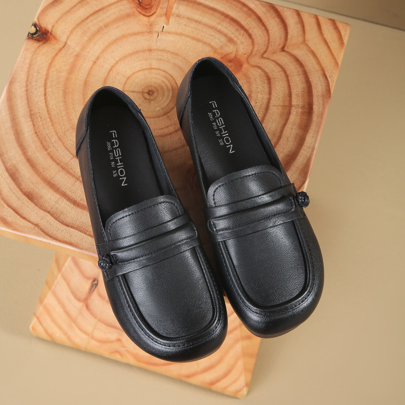 清仓真皮软底防滑妈妈鞋单鞋休闲单鞋防滑平底舒适春秋女鞋皮鞋,淘宝优惠券,粉丝福利购,淘宝优惠卷