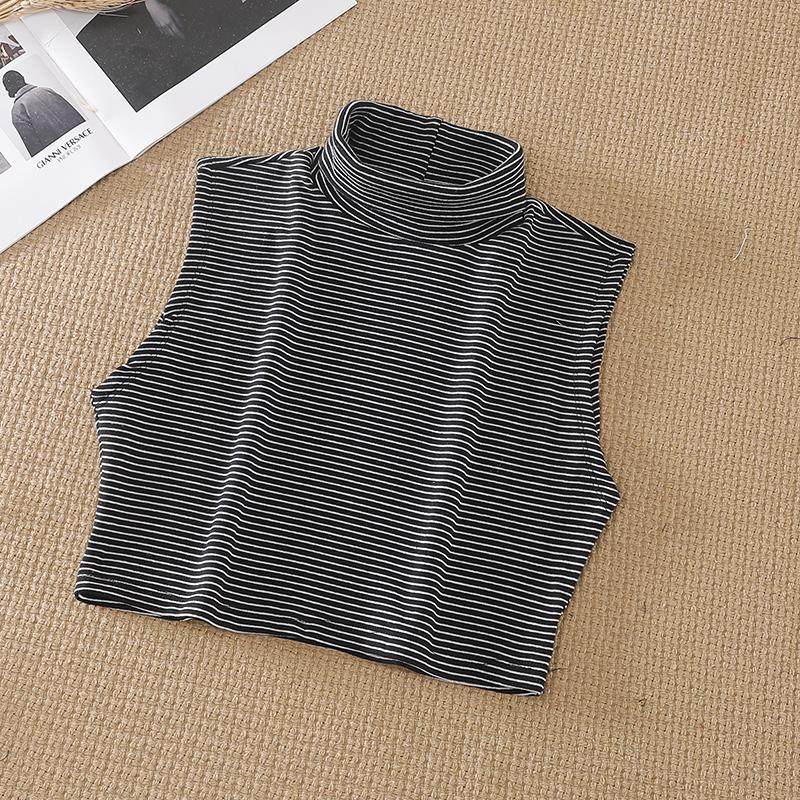 LRXN保暖假领子女百搭假领条纹毛衣装饰领打底假衣领秋冬半高领,淘宝优惠券,粉丝福利购,淘宝优惠卷