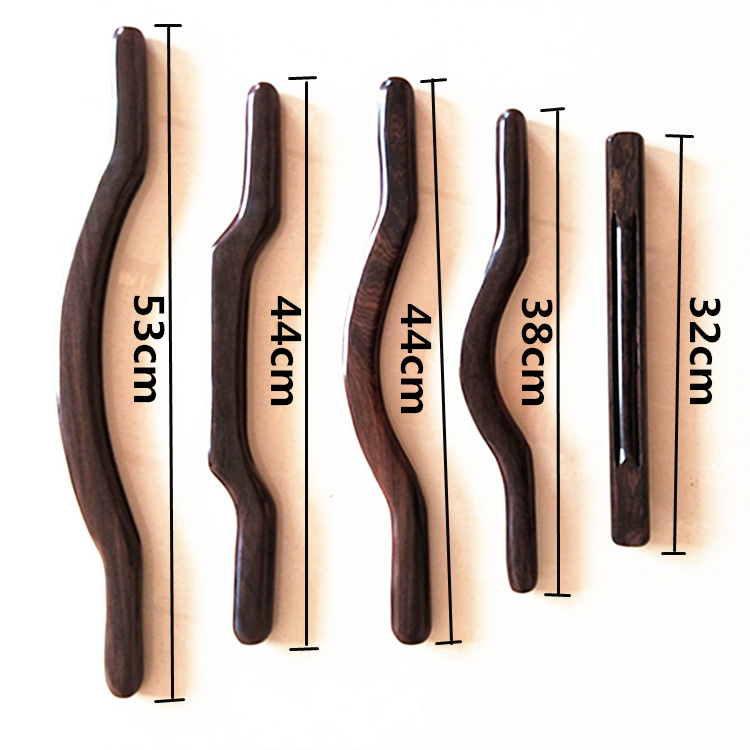 乌木擀筋棒按摩赶筋棒刮痧按摩擀筋棍养生棒全身通用实木家用美容 - 图1