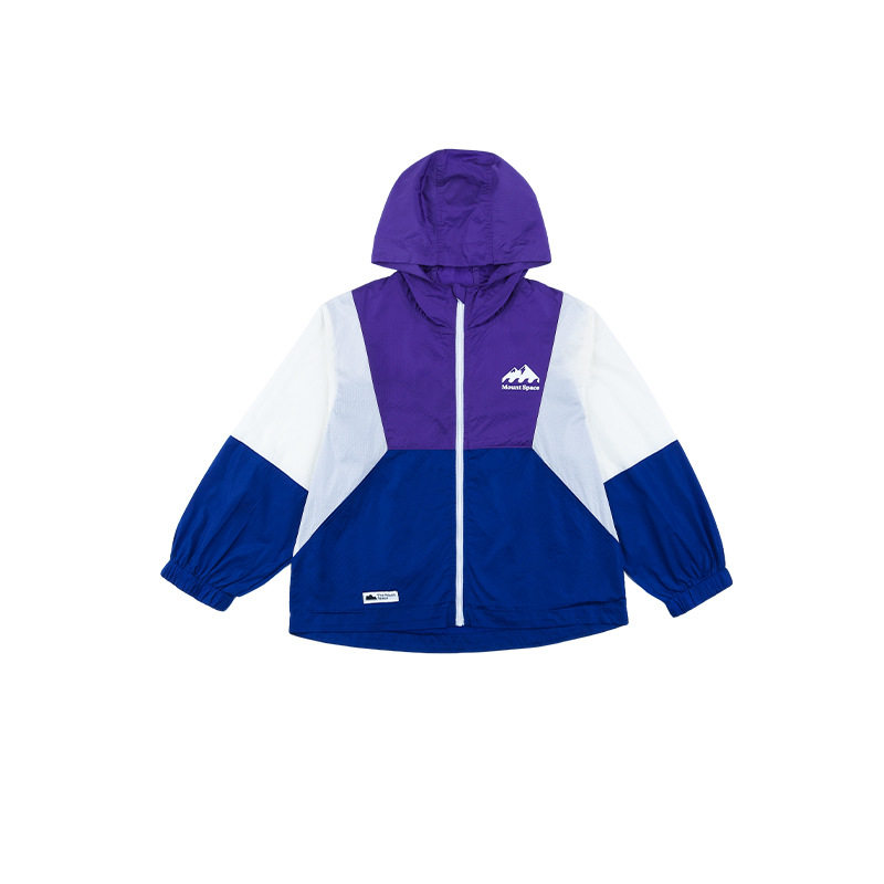 Mountain outdoor children's waterproof and lightweight sun protection jacket 2026 summer girls' breathable skin jacket