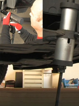 New Car Gum Cover Replacement Tool Rear Axle Lower Support Arm Bush Lower Swing Arm Gum Cover Disassembly Tool Iron Cover Dismantling