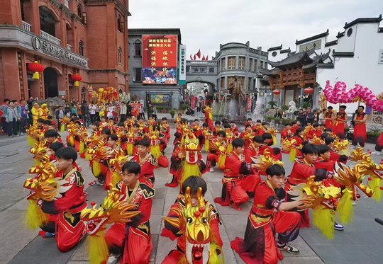 儿童舞龙舞狮手持龙头道具小学生龙头龙尾道具幼儿园舞龙春节舞龙