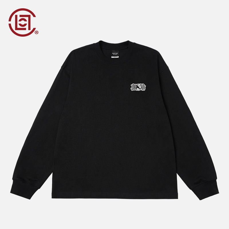 【CLOTTEE by CLOT】凝结熊猫徽章长袖T恤 瑞系列 陈冠希主理 - 图1