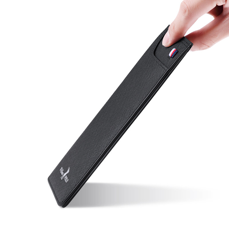 英皇保罗男士真皮超薄多卡位卡套 williampolo美第奇卡包