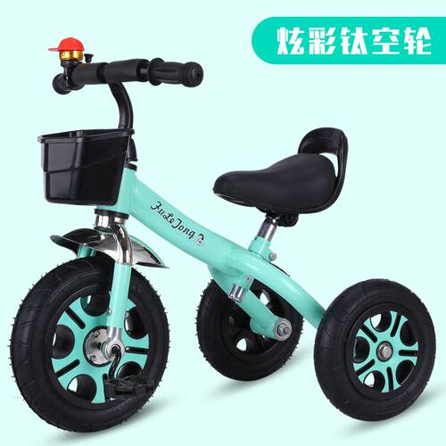 新款儿童三轮车脚踏车1-3-2-6岁大号宝宝单车幼小孩自行车童车 - 图2