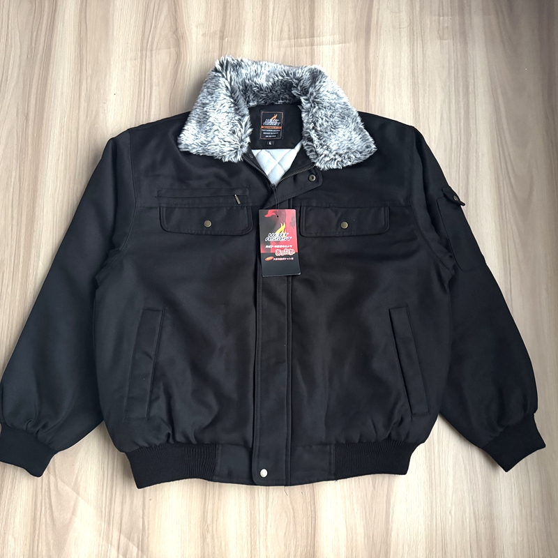 外贸日单男士工装棉衣夹克 冬季夹棉翻领多兜休闲短款棉服外套 - 图2