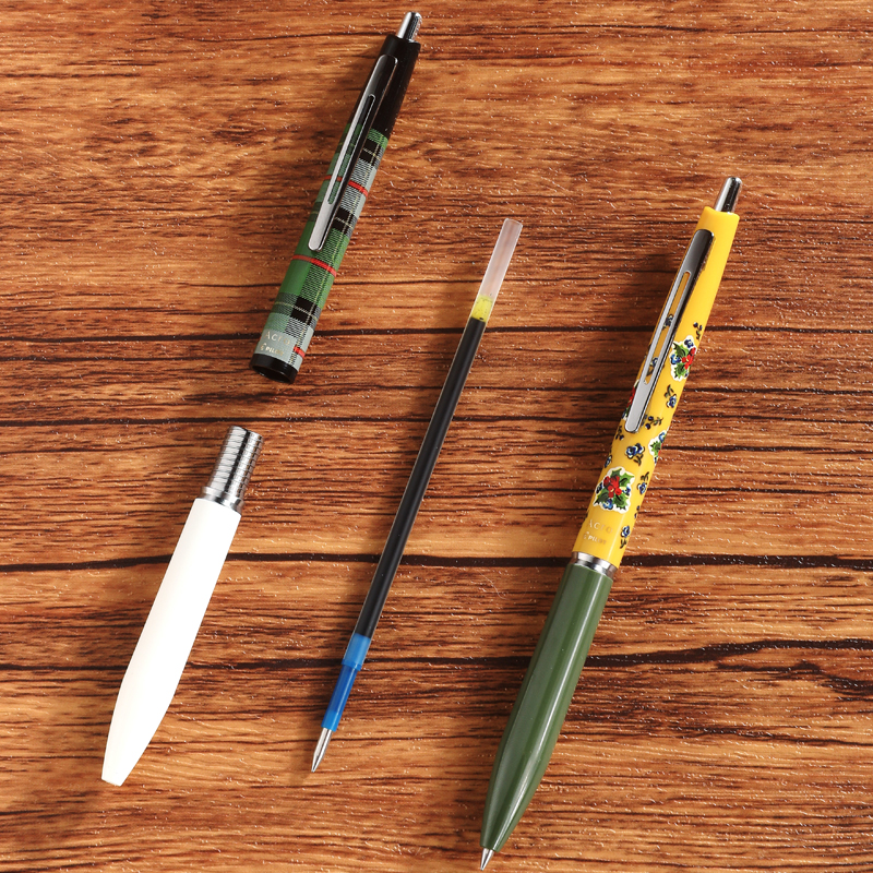 PILOT日本百乐ACRO炫滑圆珠笔VINTAGE MARKET复古商店系列25年圣诞限定款第二弹中油笔BAC-EFVM25黑芯0.5mm - 图3