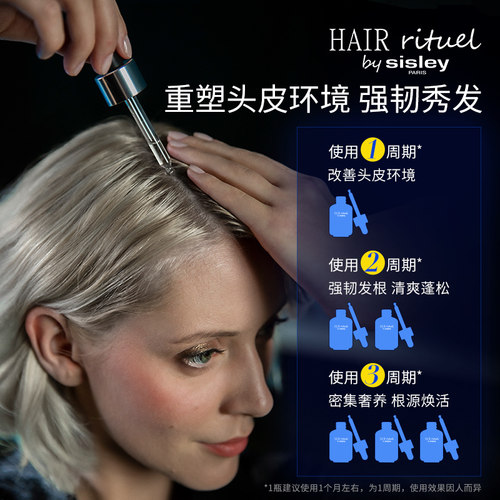 【七夕礼物】sisley希思黎睿秀钛黑瓶赋活强韧护发精华液 舒缓 - 图0