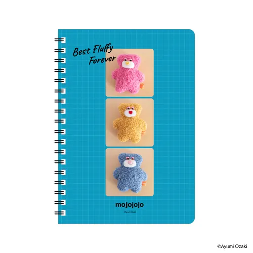 现货日本采购小众卡通mojojojo可爱呆萌小熊B6本子ins高人气作者,淘宝优惠券,粉丝福利购,淘宝优惠卷