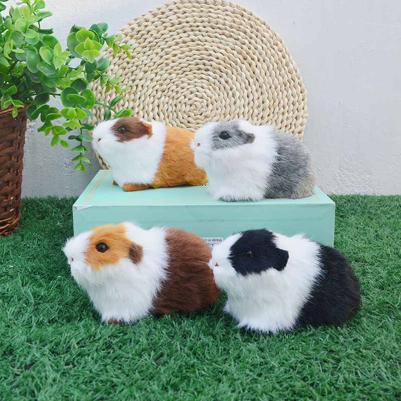 仿真仓鼠儿童玩具荷兰鼠套圈道具生日礼物毛绒公仔摆件家居饰品,淘宝优惠券,粉丝福利购,淘宝优惠卷