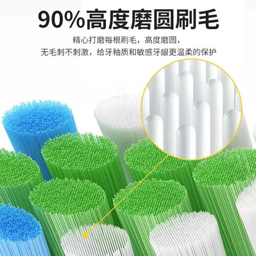 通用olybo欧丽白H9H20/爱彼此卡尔森abs/小狗y1/360电动牙刷头t1 - 图2