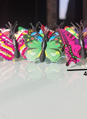 女童儿童戒指发夹蝴蝶首饰卡通塑料指环小公主套装女孩饰品礼物