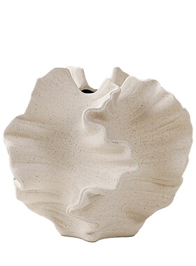 欧式素烧白色陶瓷花瓶磨砂质感水培干花插家居装饰摆件礼品工艺品