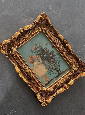 欧式装饰画框树脂相框照片墙组合家居摆件照片墙装饰美式相框摆台