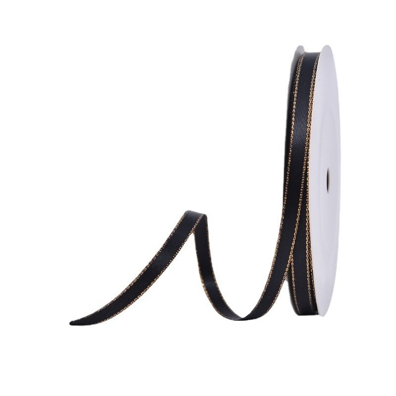 姚明 现货2分礼品喜糖包装缎带烘焙绑带0.6厘米织带 色丁金边丝带,淘宝优惠券,粉丝福利购,淘宝优惠卷