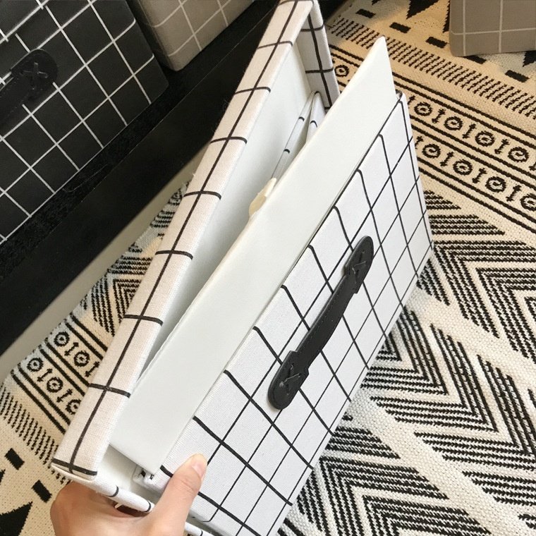 带盖收纳盒可折叠收纳箱北欧风衣物整理玩具收纳杂物整理筐特大号,淘宝优惠券,粉丝福利购,淘宝优惠卷