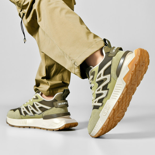 Railer 2026 Summer New Casual Forrest Gump Shoes Men's Breathable Internet Celebrity Men's Increased Fashion Retro Dad Trendy Shoes