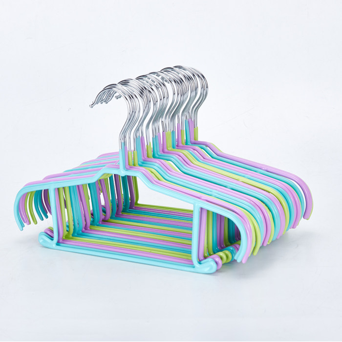 儿童婴儿塑料不锈钢衣架宝宝新生儿内衣袜防风家用衣挂衣服架包邮,淘宝优惠券,粉丝福利购,淘宝优惠卷