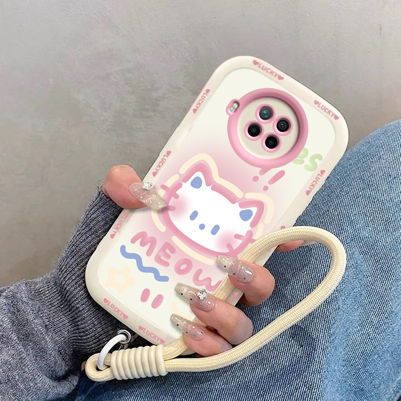 适用红米Note9Pro手机壳小米RedmiNote保护套Redmi新款RED可爱Not液态硅胶N0te全包防摔Pr0Por5G男女害羞kt猫 - 图2