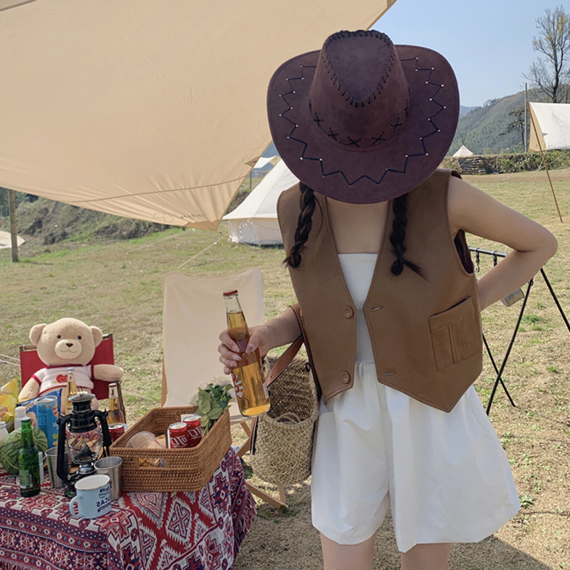 西装马甲女2023新款夏季外搭叠穿小香风时尚休闲宽松背心外穿短款