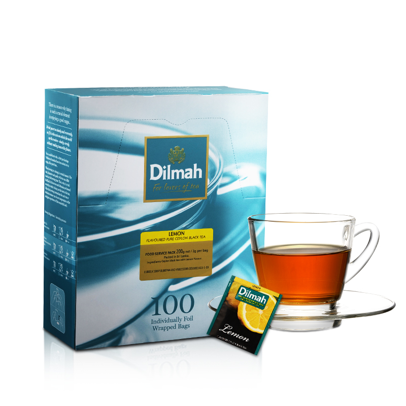 Dilmah迪尔玛柠檬红茶茶包100袋泡茶 水果茶包 柠檬茶包 - 图3