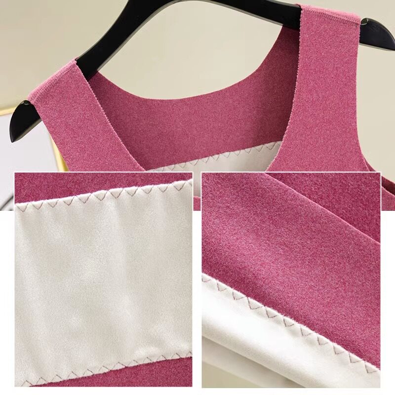 护腰护肚双面德绒发热保暖背心无痕内搭女秋冬加绒吊带修身打底衫,淘宝优惠券,粉丝福利购,淘宝优惠卷