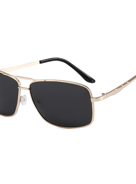 长方形太阳镜男潮司机开车专用