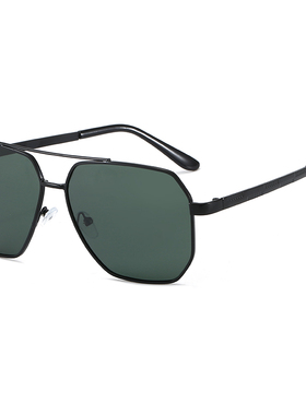 新款偏光太阳镜男士潮个性飞行员蛤蟆眼镜大脸显瘦近视墨镜女开车