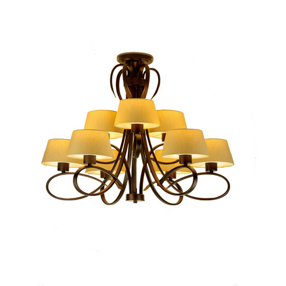 Simple modern Panasonic American country iron bedroom lamp