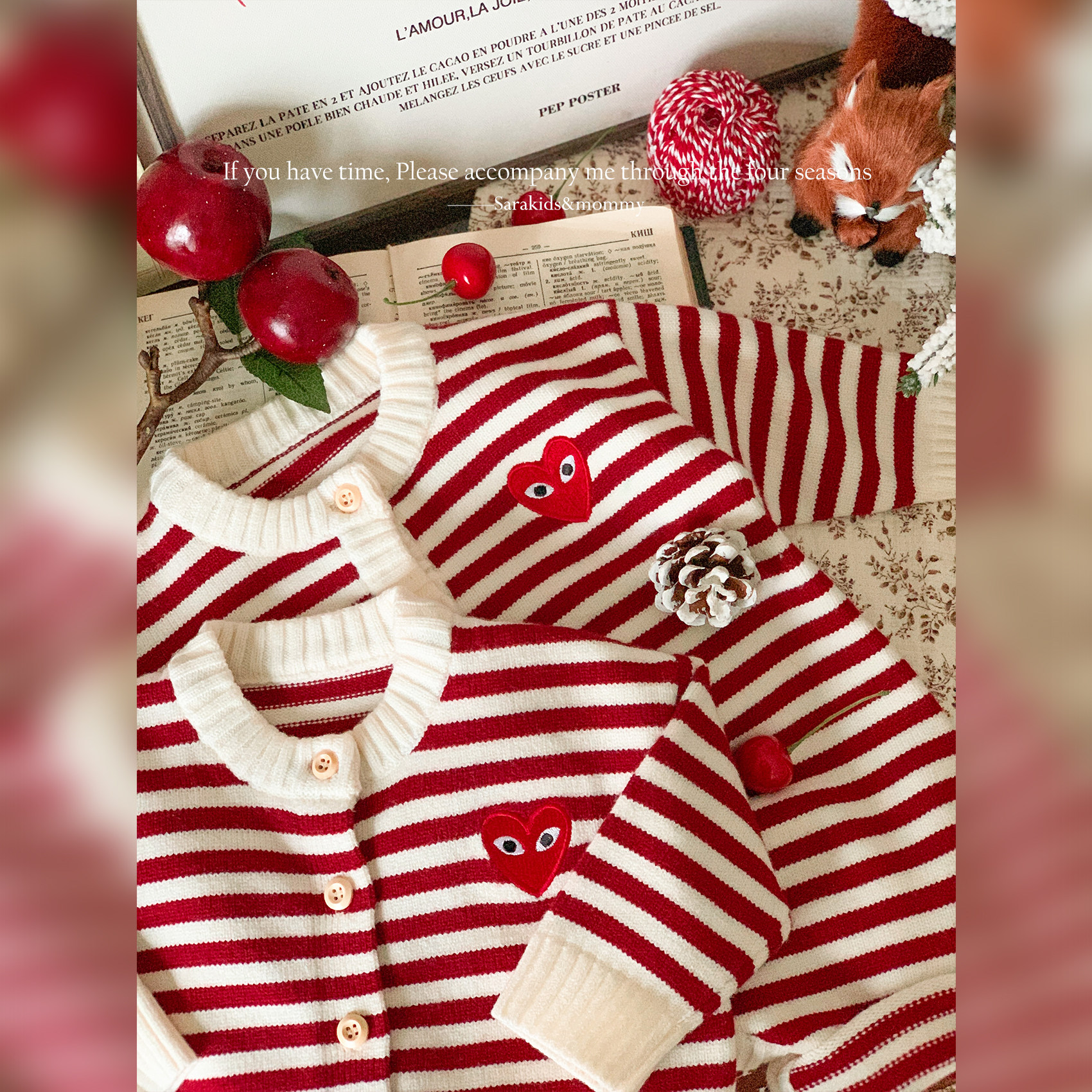 宝宝秋冬衣服2025亲子装过年拜年毛衣周岁一家三口婴儿针织外出服,淘宝优惠券,粉丝福利购,淘宝优惠卷