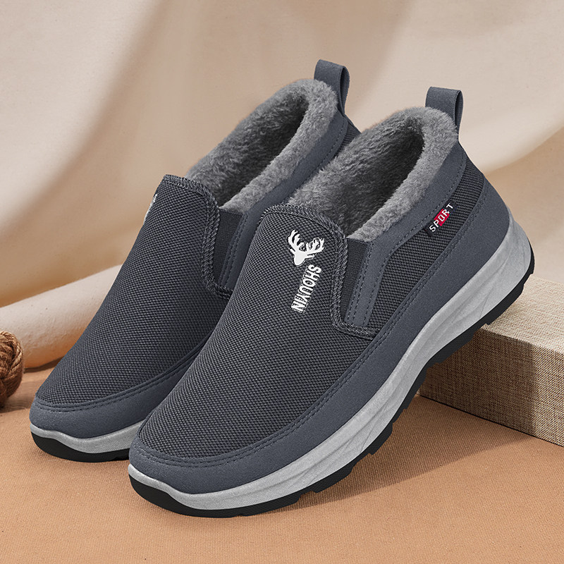 老北京布鞋男秋冬加绒官方旗舰店新款老人休闲中老年老头爸爸棉鞋,淘宝优惠券,粉丝福利购,淘宝优惠卷