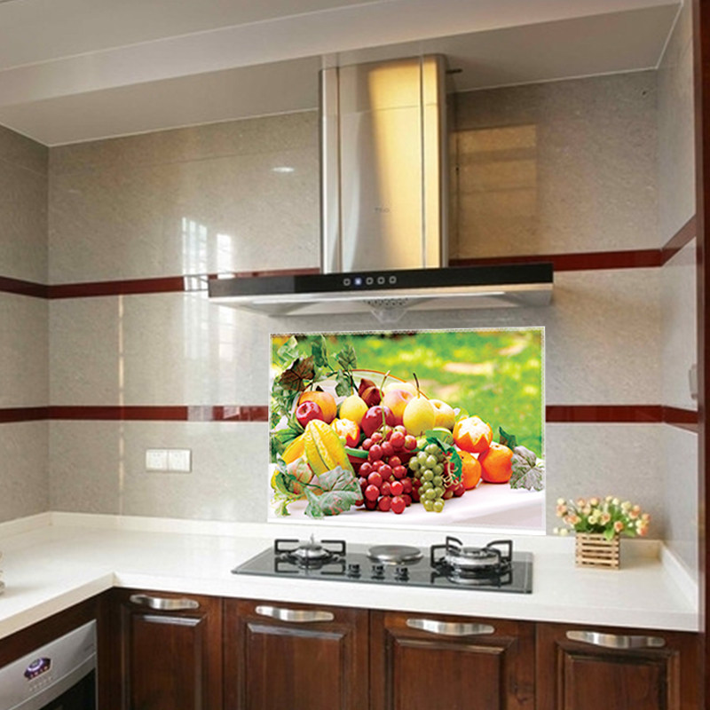 厨房防油贴纸橱柜灶台自粘防水耐高温瓷砖贴油烟贴画墙贴免胶防潮,淘宝优惠券,粉丝福利购,淘宝优惠卷