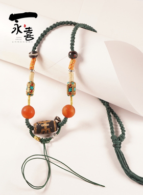 永喜男女棉手编绳绳子吊坠