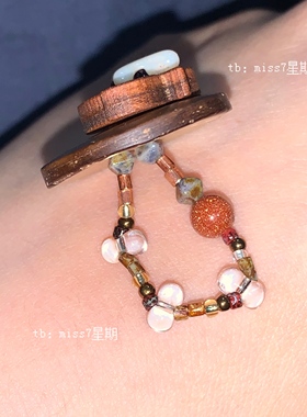 椰子苹果星｜原创小众设计复古ins可爱童趣y2k苹果星星纽扣戒指