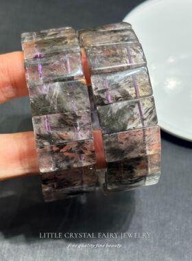 天然极光23手牌手排diy原创水晶手串女生首饰文艺风文玩礼物