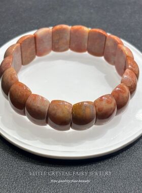 天然珊瑚玉菊花图案手排牌手串手链diy串珠材料原创女生流行礼物