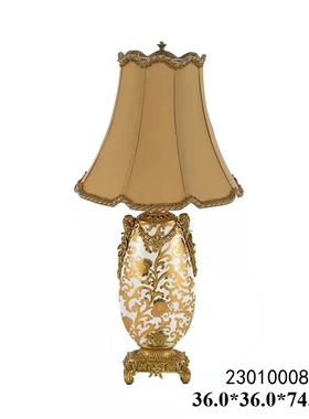 金色年华欧式摆件设陶瓷配铜客厅装饰玄关古典奢华描金桌面工艺品