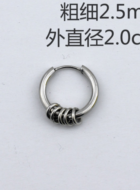 潮人明星ins网红同款嘻哈耳圈