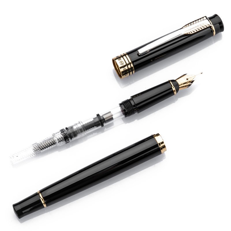 HERO/英雄牌钢笔正品755铱金礼盒装男士高档商务办公礼物送礼学生专用练字书写礼品笔可替换墨囊官方专卖店_虎窝淘