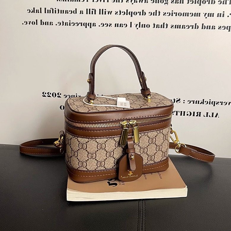 高级感小方包女2025新款时尚百搭手提盒子包小众轻奢包包水桶包,淘宝优惠券,粉丝福利购,淘宝优惠卷